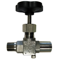 Robinet simple pointeau forme "A"