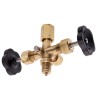 Robinet double pointeau forme "A"