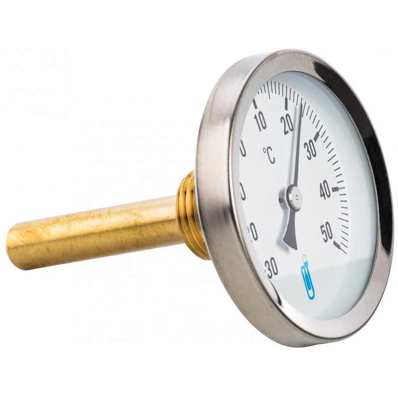 Thermomètre bimétallique Watts pour chauffage connexion radiale 1